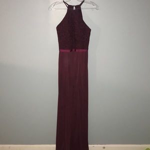 Burgundy Prom Dress